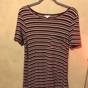 LuLaRoe S Ribbed Carly Striped SALE!